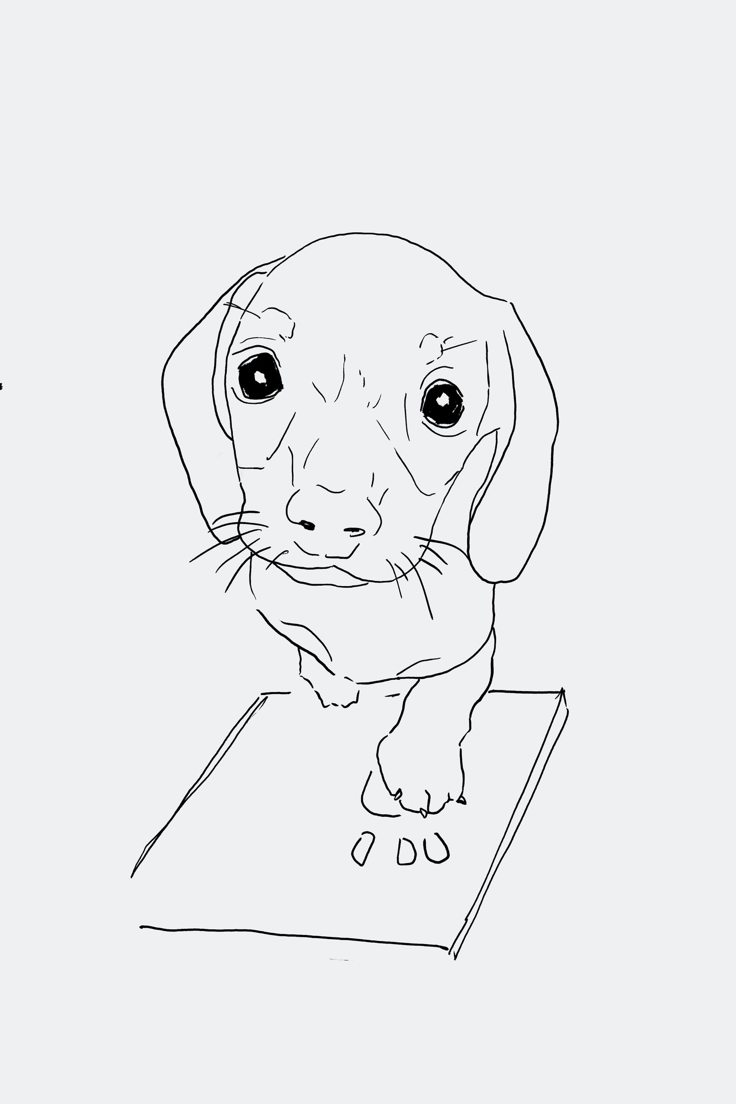 Huella mascota en cerámica